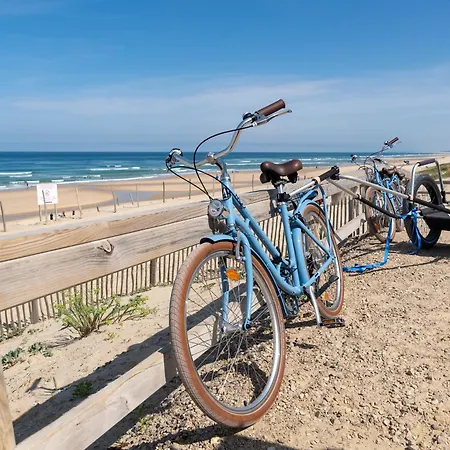 Maison En Duplex Au Pied Des Dunes à - Calme Et Confort, Parking Et Terrasse - Fr-1-319-183 Biscarrosse-Plage